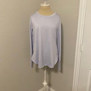 Athleta Long Sleeve Crew Neck top with thumb cut out